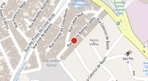 Mapa da localização