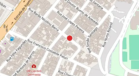 Mapa da localização