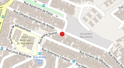 Mapa da localização