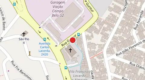 Mapa da localização