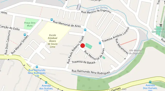 Mapa da localização