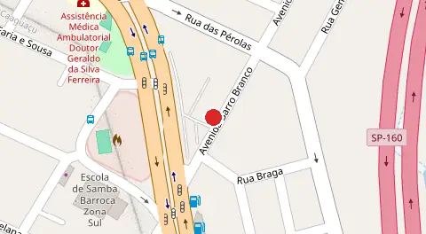 Mapa da localização