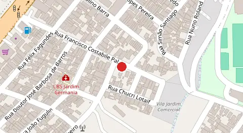 Mapa da localização