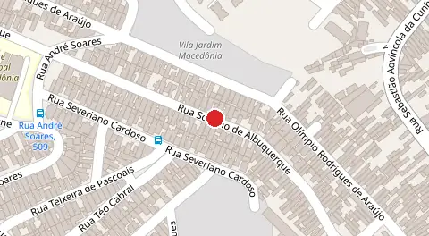 Mapa da localização
