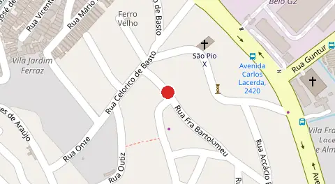 Mapa da localização
