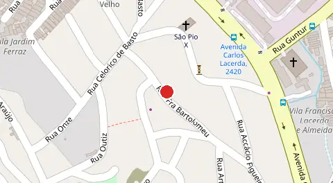 Mapa da localização