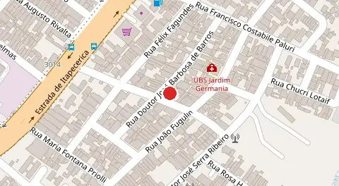 Mapa da localização