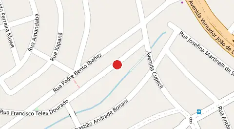 Mapa da localização