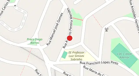 Mapa da localização