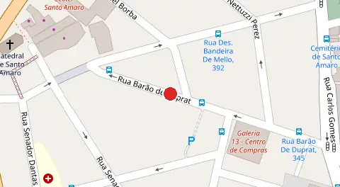 Mapa da localização