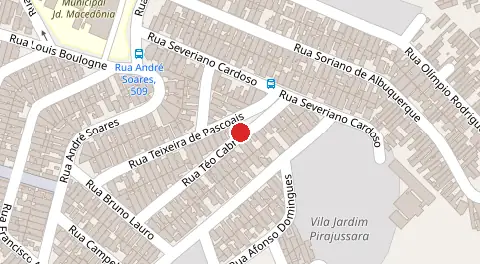 Mapa da localização