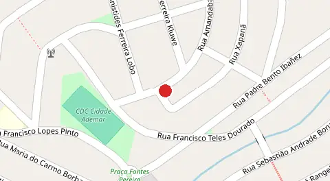 Mapa da localização
