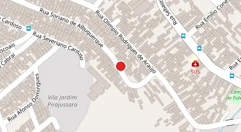 Mapa da localização
