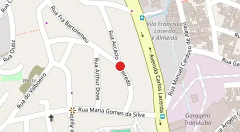 Mapa da localização