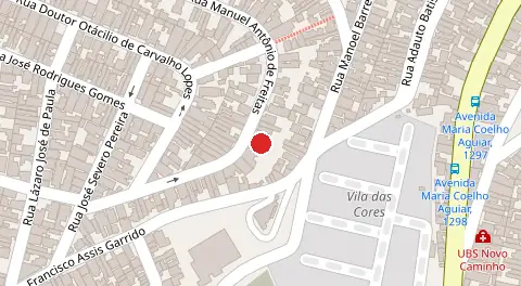 Mapa da localização