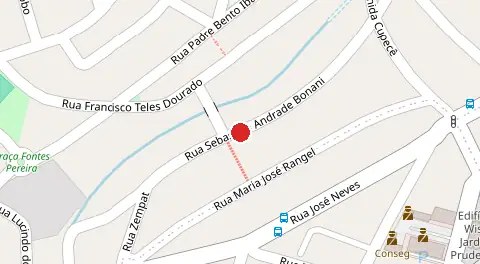 Mapa da localização