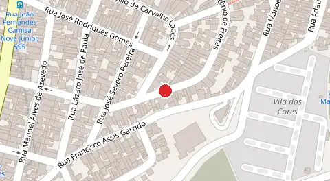 Mapa da localização