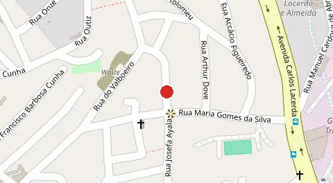 Mapa da localização