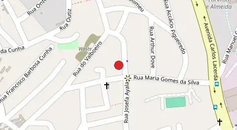 Mapa da localização
