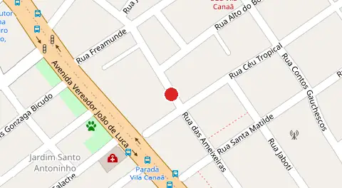 Mapa da localização
