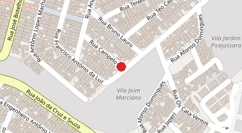 Mapa da localização
