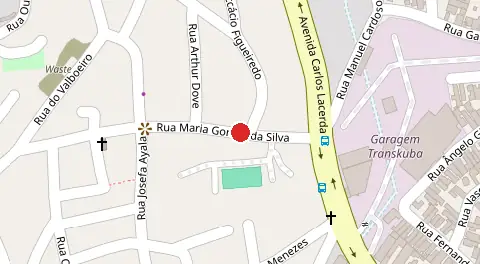 Mapa da localização