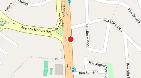 Mapa da localização