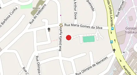 Mapa da localização