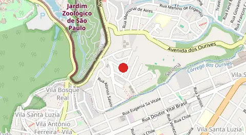 Mapa de Jardim Seleste