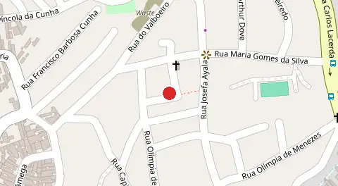 Mapa da localização
