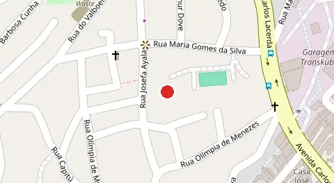 Mapa da localização