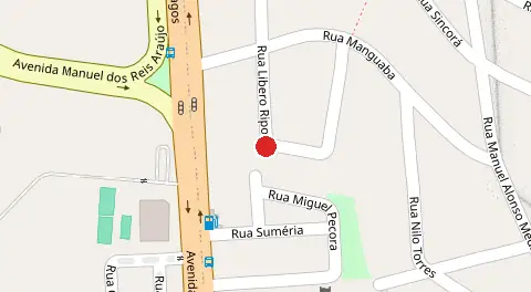 Mapa da localização