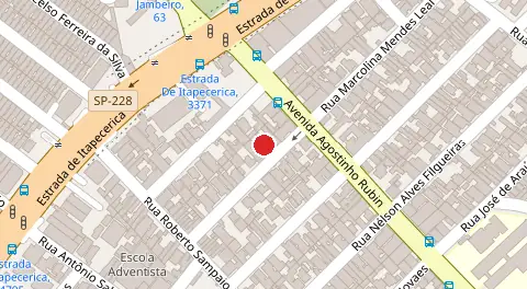 Mapa da localização