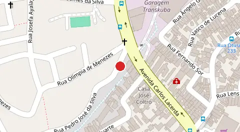 Mapa da localização