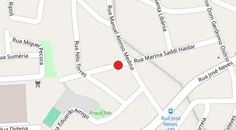 Mapa da localização