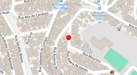 Mapa da localização