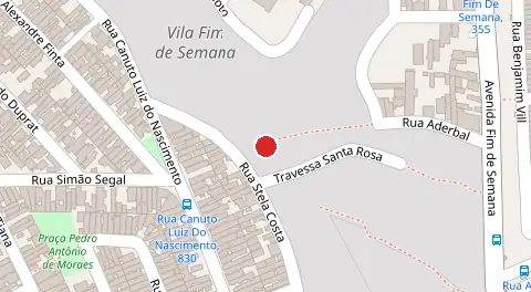 Mapa da localização