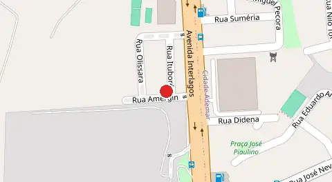 Mapa da localização