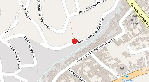 Mapa da localização