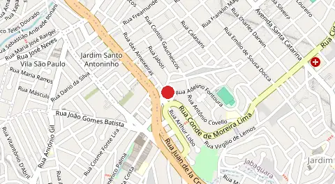 Mapa de Conjunto Residencial Jardim Canaa
