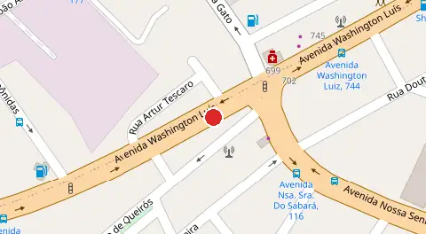 Mapa da localização
