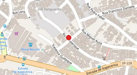 Mapa da localização