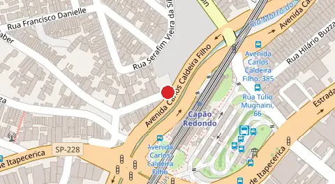 Mapa da localização