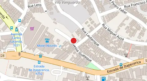 Mapa da localização
