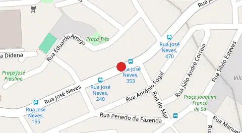 Mapa da localização