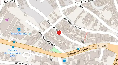 Mapa da localização