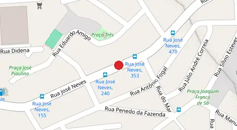 Mapa da localização