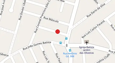 Mapa da localização