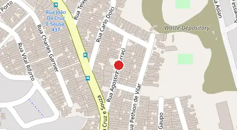 Mapa da localização