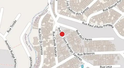 Mapa da localização